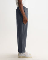 Kurt - Petrol Blue Organic Cotton Trousers