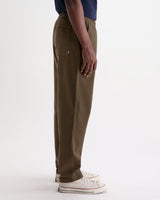 KURT TROUSER - L28 ORGANIC CTTN TWILL DARK KHAKI