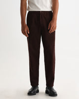 KURT TROUSER - L28 COTTON CORDUROY DRK BROWN