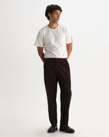 KURT TROUSER - L28 COTTON CORDUROY DRK BROWN