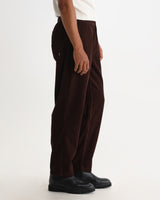 KURT TROUSER - L28 COTTON CORDUROY DRK BROWN