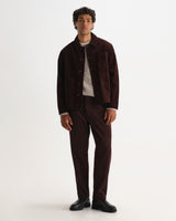 KURT TROUSER - L28 COTTON CORDUROY DRK BROWN