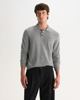 LAWRIE L/S POLO SOFT MERINO WOOL GREY