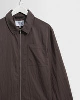 Lytton - Charcoal Crinkle Nylon Overshirt
