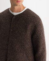 MARTY JACKET BOBBLE WOOL DUSTY BROWN