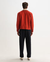 Mason - Red Peached Canvas Work Jacket