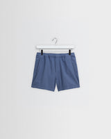 Mescal - Blue Cotton Seersucker Shorts