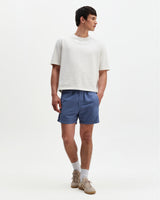 Mescal - Blue Cotton Seersucker Shorts