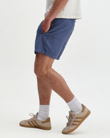 Mescal - Blue Cotton Seersucker Shorts