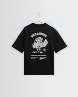 Milton - Black Pizza Delivery Graphic T-Shirt