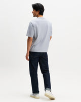 Milton - Light Blue Organic Compact Cotton T-Shirt