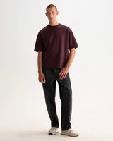 Milton - Dark Purple Emorised Organic Cotton T-Shirt