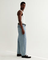 Montague - White Ribbed Organic Cotton Vest