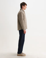 Mount - Natural Reversible Boucle Wool Overshirt