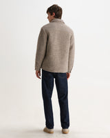 Mount - Natural Reversible Boucle Wool Overshirt