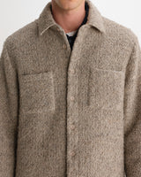 Mount - Natural Reversible Boucle Wool Overshirt