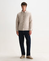 Mount - Natural Reversible Boucle Wool Overshirt