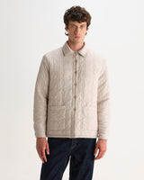 Mount - Natural Reversible Boucle Wool Overshirt