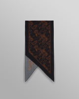 Vallance - Black And Brown Paisley Neck Scarf