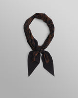 Vallance - Black And Brown Paisley Neck Scarf