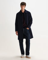 OBAN L/S POLO MINI GEO MULTI BROWN / NAVY