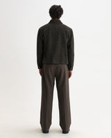 OSIER JACKET BRUSHED HERRINGBONE BROWN / BLACK