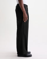PIPER TROUSER WOOL BLEND TWILL BLACK