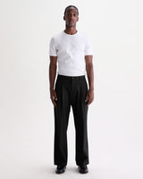 PIPER TROUSER WOOL BLEND TWILL BLACK
