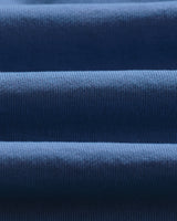 Reeve - French Blue Loopback Organic Cotton Collared Sweatshirt