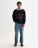 ROWHILL RUGBY HEAVY COTTON NAVY / PURPLE