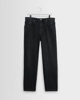 Russell - Washed Black Straight Fit Denim Jeans
