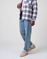 Russell - Blue Wash Selvedge Straight Fit Denim Jeans