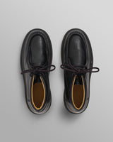 S.T. Valentin - Black Grain Leather Chunky Deck Boot