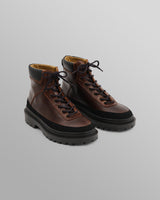 S.T. Valentin - Brown Smooth Leather Outset Boot