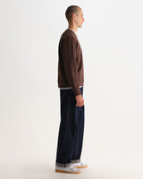 SIDNEY SWEAT DRY COTTON LOOPBACK WASHED BROWN