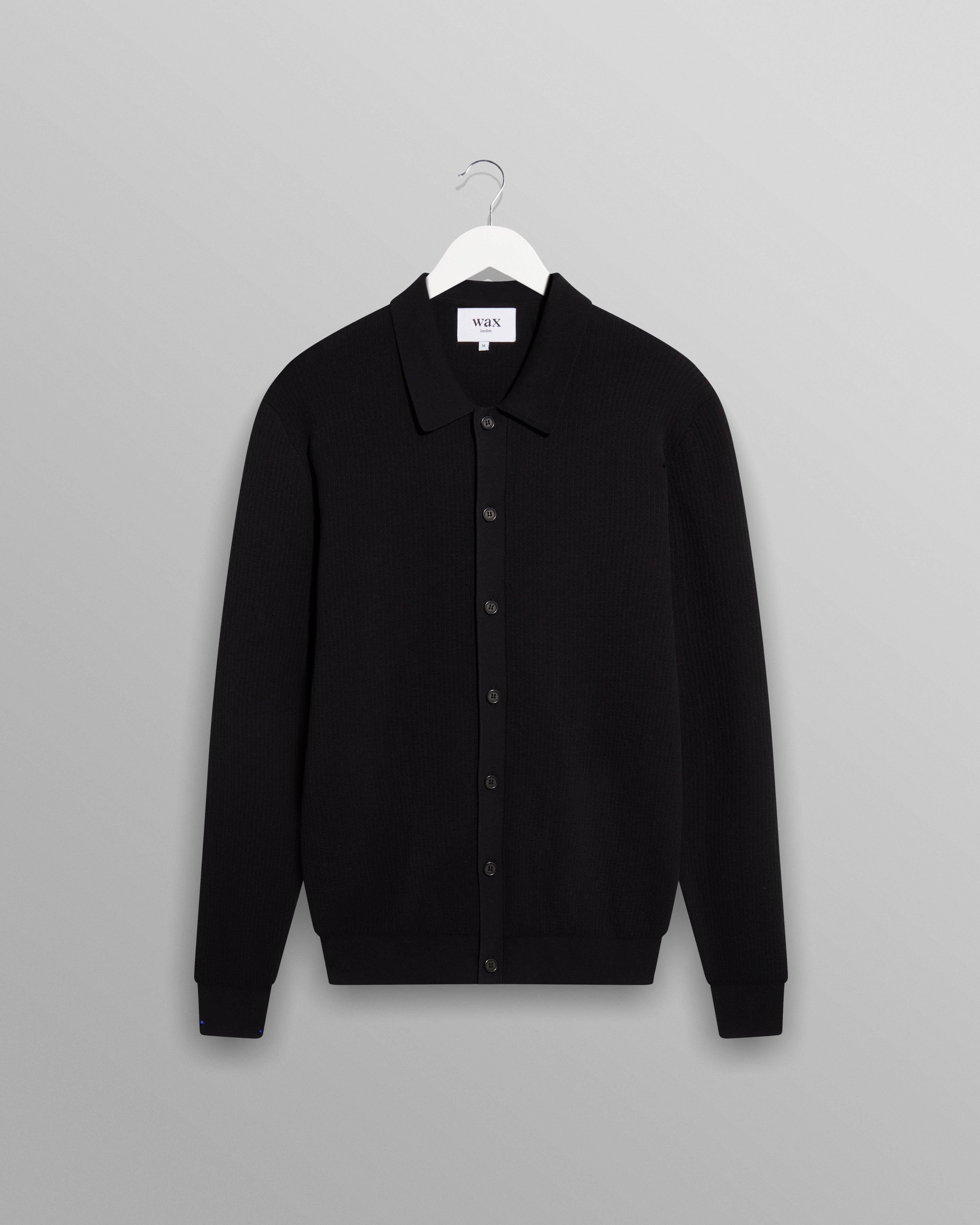 Tristan Shirt Black | Wax London