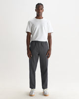 TYNE TROUSER DOUBLE FACE STRIPE DARK NAVY / ECRU