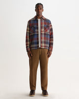 Whiting - Rust And Multicolour Pike Check Overshirt