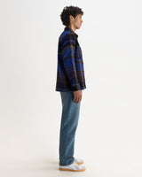 WHITING OVERSHIRT BOLD CHECK BLUE / BROWN