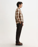 WHITING OVERSHIRT OVERLAP CHECK NATURAL / ECRU