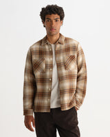 WHITING OVERSHIRT OVERLAP CHECK NATURAL / ECRU