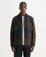 WHITING OVERSHIRT TEMPO CHECK GREEN / BROWN