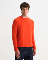 Wilde - Orange Fluffy Wool Crewneck