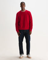 WILDE CREW FLUFFY WOOL BLEND RED