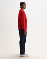 WILDE CREW FLUFFY WOOL BLEND RED