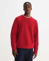 WILDE CREW FLUFFY WOOL BLEND RED