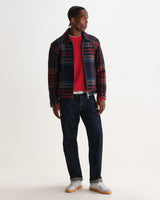 WILDE CREW FLUFFY WOOL BLEND RED