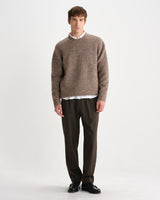 WILDE CREW WOLL-MOHAIR-ZWIRN BRAUN / GRAU
