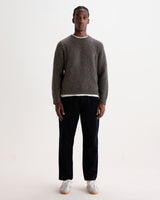 WILDE CREW FLUFFY WOOL BLEND CHARCOAL