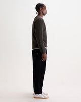 WILDE CREW FLUFFY WOOL BLEND CHARCOAL